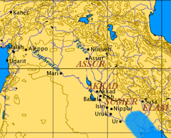 mesopotamija mapa